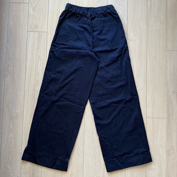 JW Anderson x Uniqlo Wide-Leg Pants in Navy Women’s Size XS - Picture 2 of 12